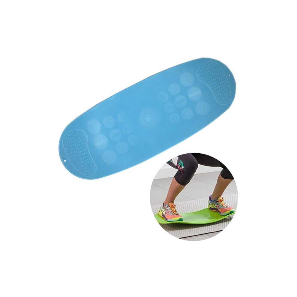 (Blue) Twisting Yoga Balance Board Simple Core Workout for Abdominal Muscles and Legs Fitness