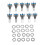 10Pcs 15mm Rotary Encoder Switch with Key Switch with 2 Bit Gray Scale Micro Switch 1