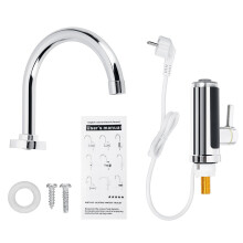 49cm Stainless Steel Wall Shower Head Extension Pipe Long Arm Mounted Bathroom