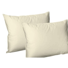 (Pair of Pillowcase, Cream) Luxurious T300 100% Egyptian Cotton Sateen Duvet Quilt Cover with Pillowcases Bedding Set in Following Colors and Sizes