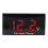 (Red) Digital LED Display Panel Meter Voltmeter Car Motorcycle Voltage Gauge for Vehicle 12V 1