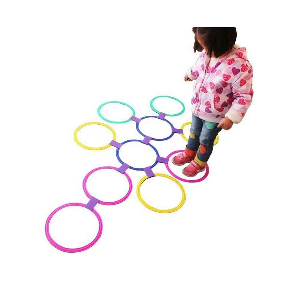 (M) Kids Outdoor Jumping Ring Games with Friends Preschool Teaching Aid Sport Toys