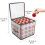 64 Christmas Bauble Decorations Grey Storage Box Organise Compartments Handle 2