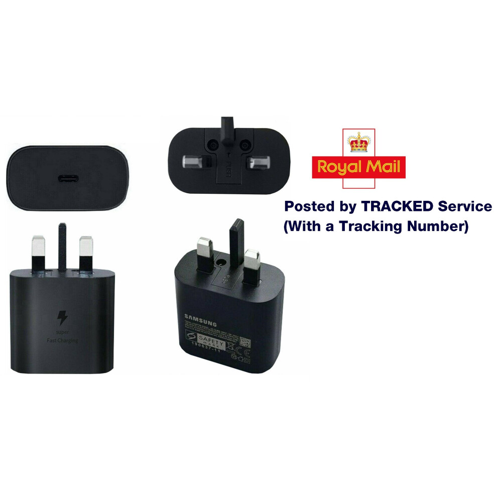 Samsung 25W Wall Plug & Type C to Type C Charging Cable