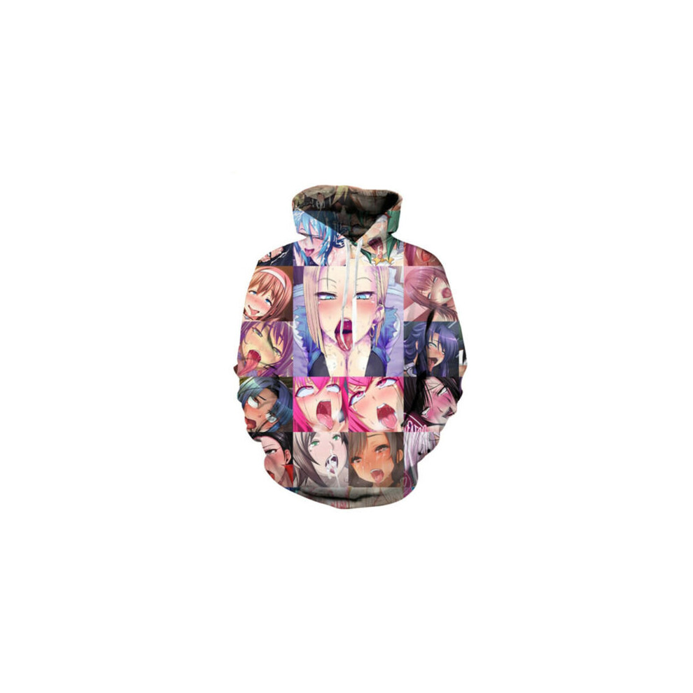 (A, M) Anime Face Hoodie Men Women Manga Sweatshirt Coat-image-OPC-P9NHW9P-NEW