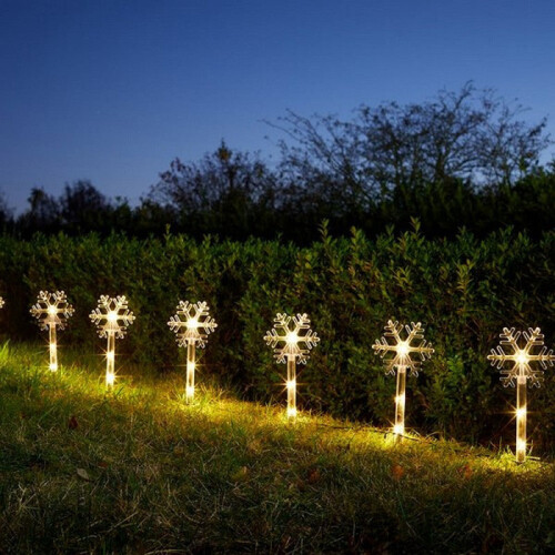 Smart Garden Three Kings Snow Decor Stakes Set Of 8 1