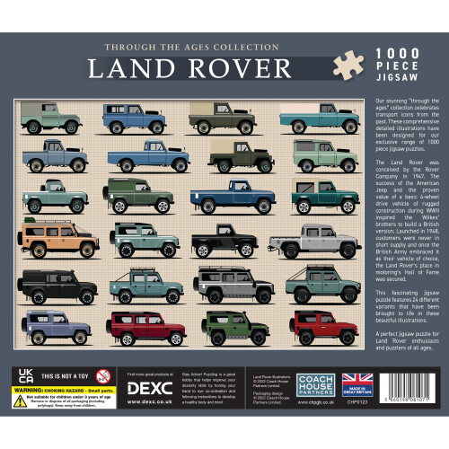 Land Rover 1000 Piece Jigsaw 2