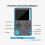 (Blue) 500-in-1 Portable Ultra-Thin Gaming Console 10