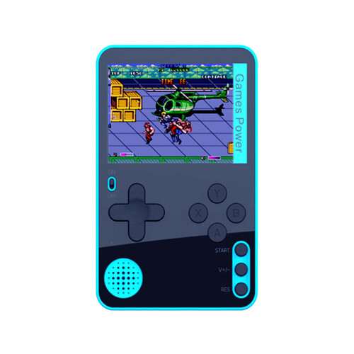 (Blue) 500-in-1 Portable Ultra-Thin Gaming Console 2