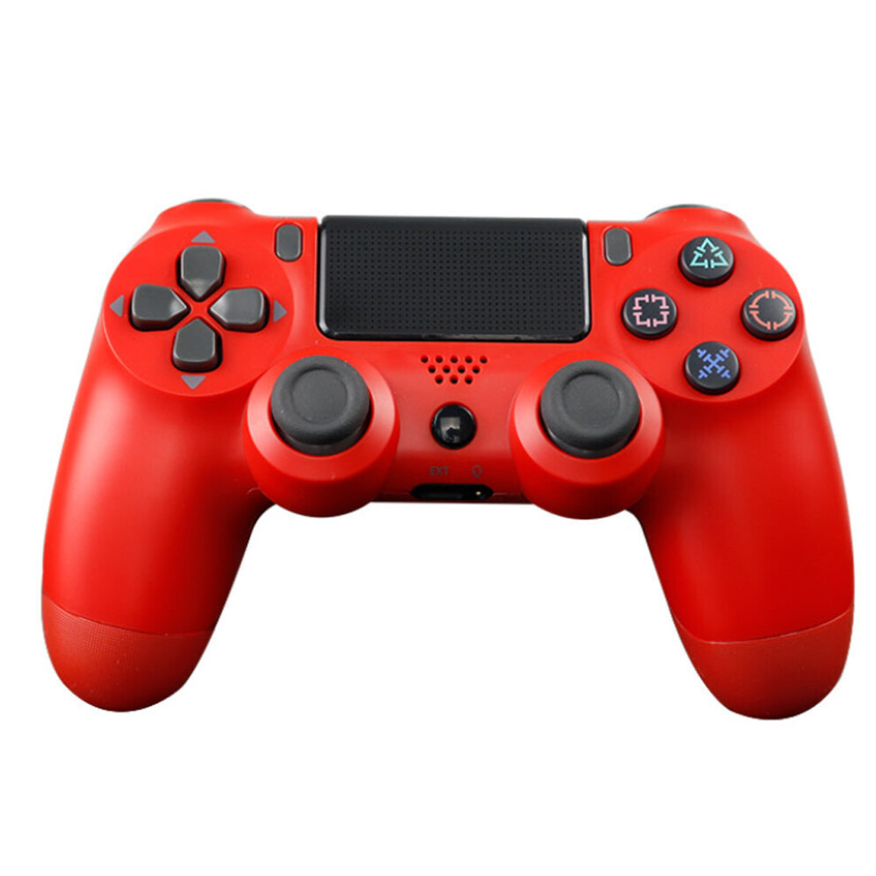 (Red) Wireless Gaming Bluetooth Joystick PS4 Console