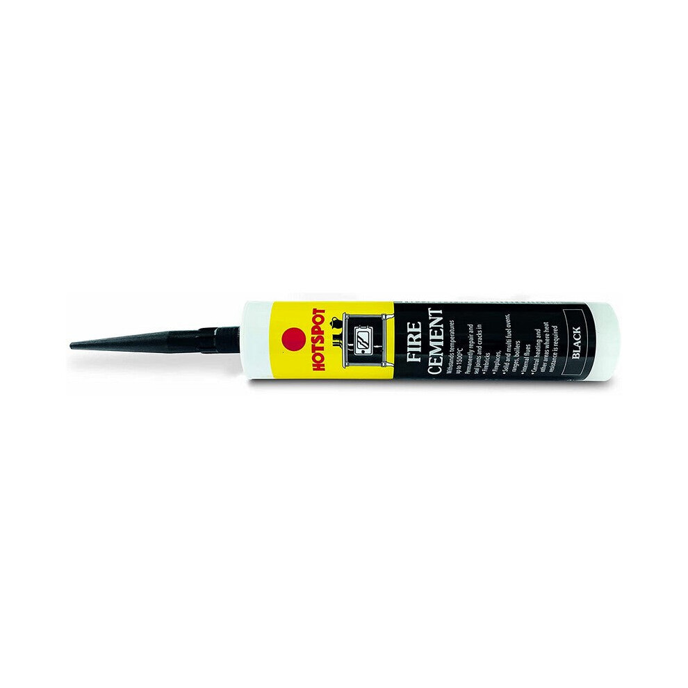 Hotspot Fire Cement Silicone Cartridge BlackãÂ - 310Ml 5015277000221
