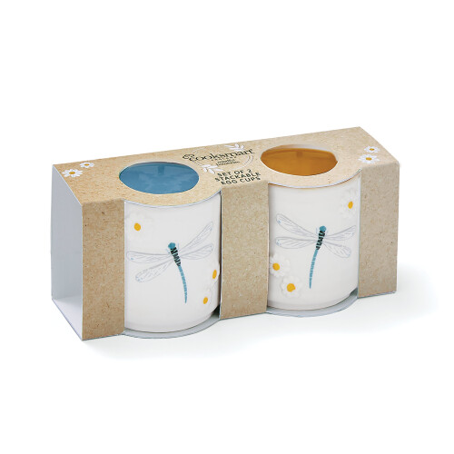 English Meadow - Set Of 2 Stackable Egg Cups 2