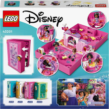 LEGO 43201 Disney Isabelas Magical Door Buildable Toy from Disneys Encanto Movie Portable PLayset Travel Toys for Kids