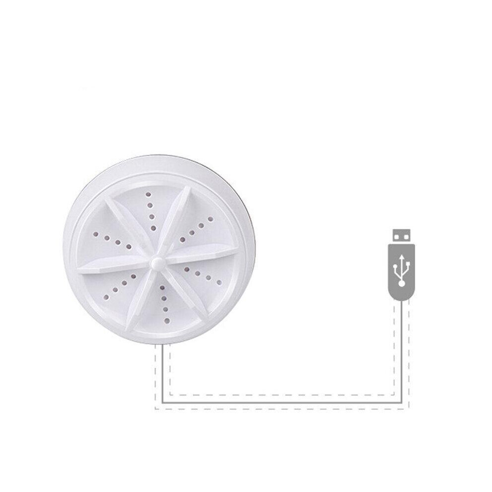 Portable Mini Turbine Clothes Washing Machine Compact Ultrasonic Washer