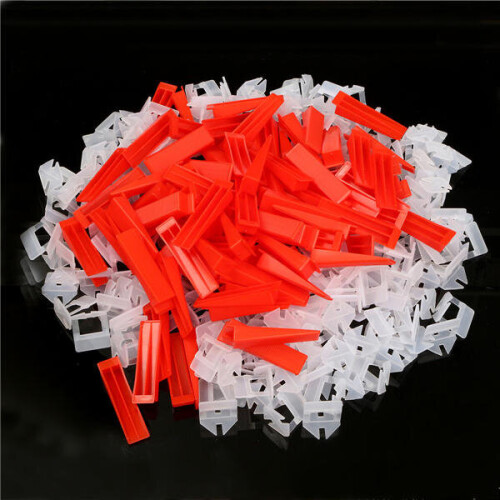 300Pcs Ceramic Tile Tiling Accessibility Spacer Clips/Wedges Plastic 1
