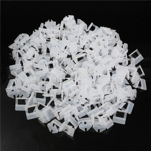 300Pcs Ceramic Tile Tiling Accessibility Spacer Clips/Wedges Plastic 2
