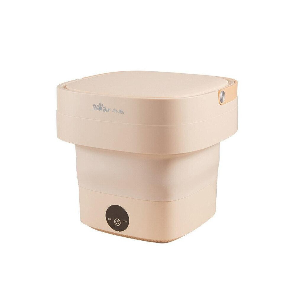 Portable Mini Turbine Clothes Washing Machine Compact Foldable Ultrasonic Washer for Travel Home Camping Apartments Dorms RV Business