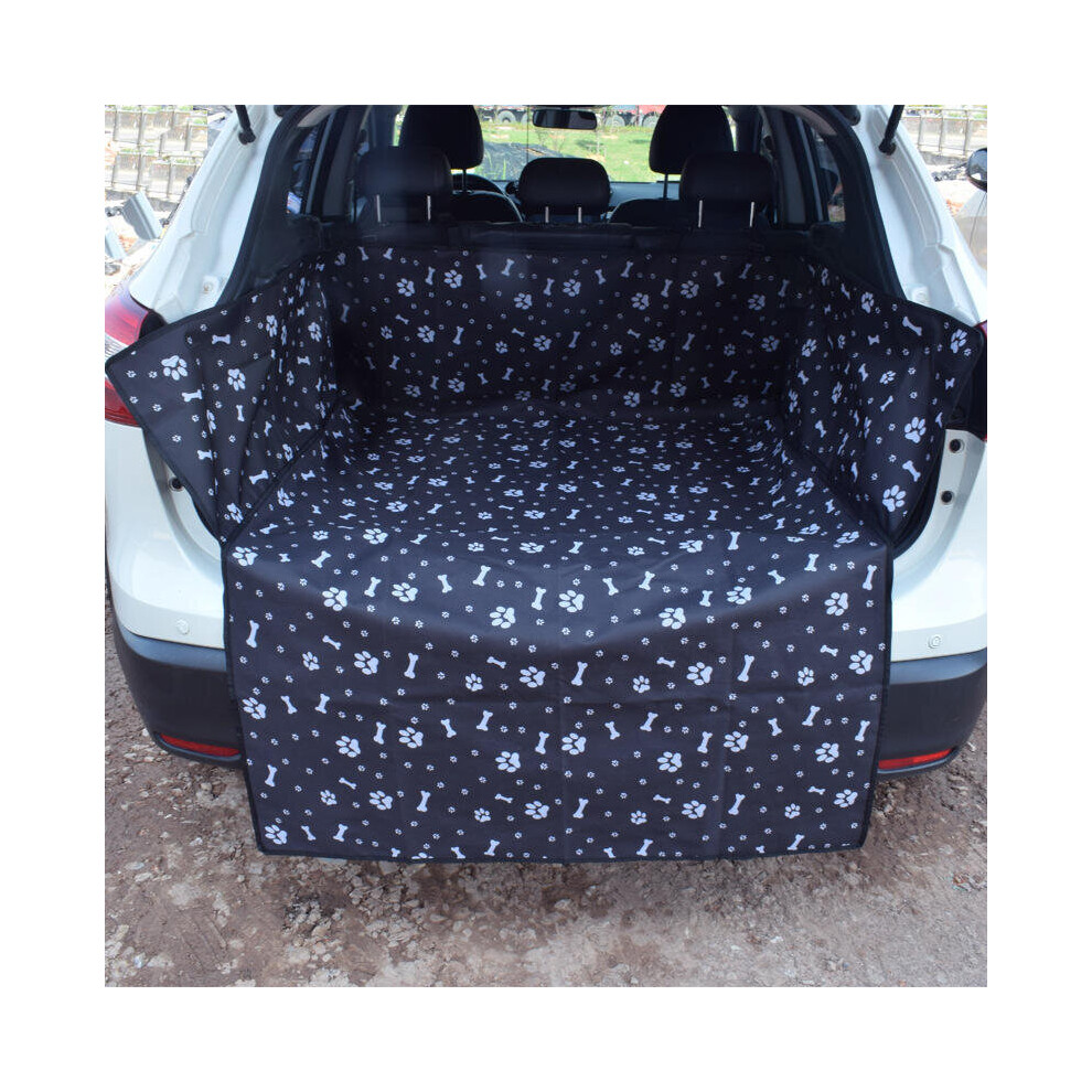 (B) Dog SUV Travel Car Pet Mat Backseat Cover Protector