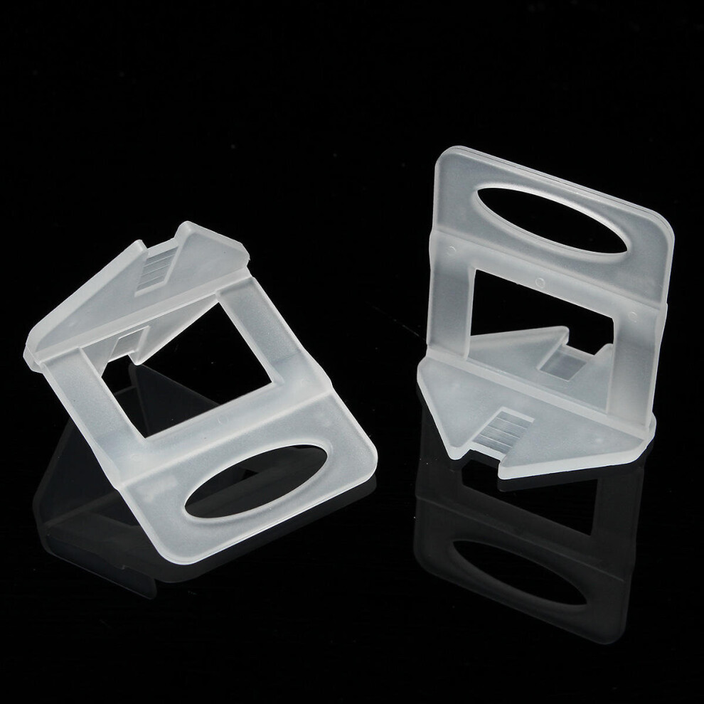 100Pcs 2Mm Tile Leveling System Spacers Plastic For Home Floor 3654659459619
