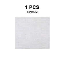 (1 Pcs) 1/5/10PCS 3D Wall Stickers Imitations Brick Bedroom Decor Waterproof Self-adhesive