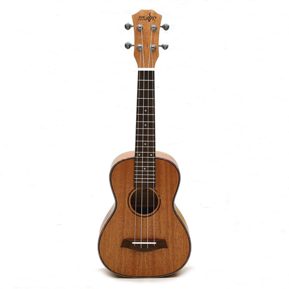 (26 Inch) 23 Inch 26 Ukulele Natural Mahogany Wood Nylon String Beginner Musical Instrument