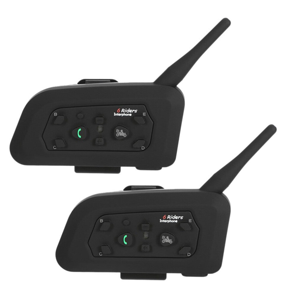 Motorcycle Helmet Bluetooth Headset Hands-Free Suitable Skiing Snowmobile 2 Sets 3654657579630