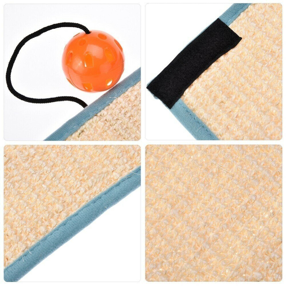 (straw mat) Cat Scratcher Kitten Mat Cat Scratch Board Climbing Tree Chair Table Furniture Protector Pet Toys