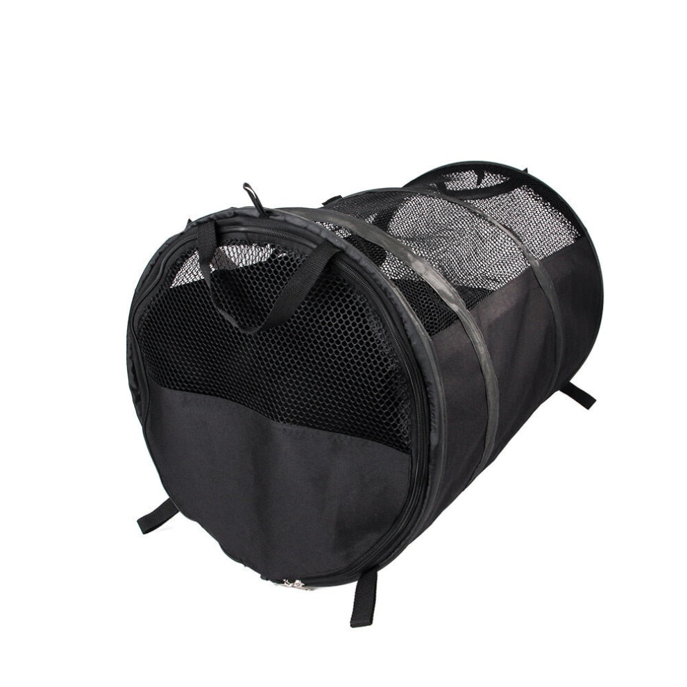 (Black) Dog Carriers Rear Back Pet Car Seat Cover Mats Hammock Protector With Safety Belt Transportin Perro