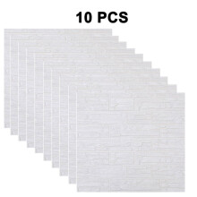 (10 Pcs) 1/5/10PCS 3D Wall Stickers Imitations Brick Bedroom Decor Waterproof Self-adhesive