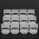 100Pcs 1.5mm White Ceramic Tile Tiling Accessibility Spacer Plastic Clip 6