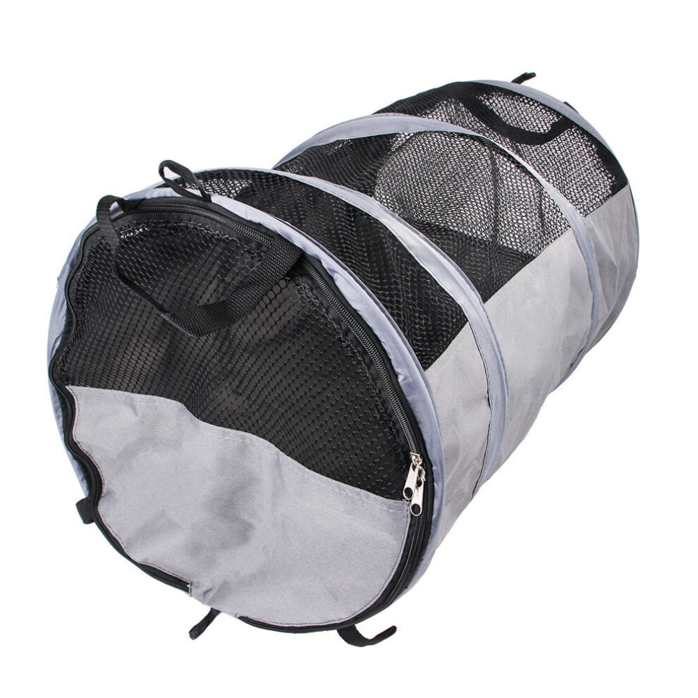 (Grey) Dog Carriers Rear Back Pet Car Seat Cover Mats Hammock Protector With Safety Belt Transportin Perro