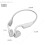 (Black) Wireless BT 5.0 Bone Conduction Headphone 14