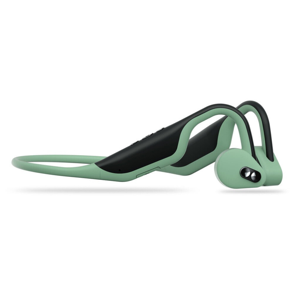 (Green) Wireless Bt 5.0 Bone Conduction Headphone Green 6112211975559