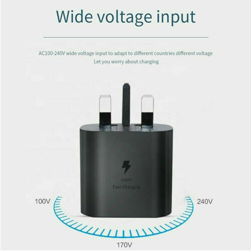 Samsung Samsung 25W Wall Plug & Type C to Type C Charging Cable (No Box) 1