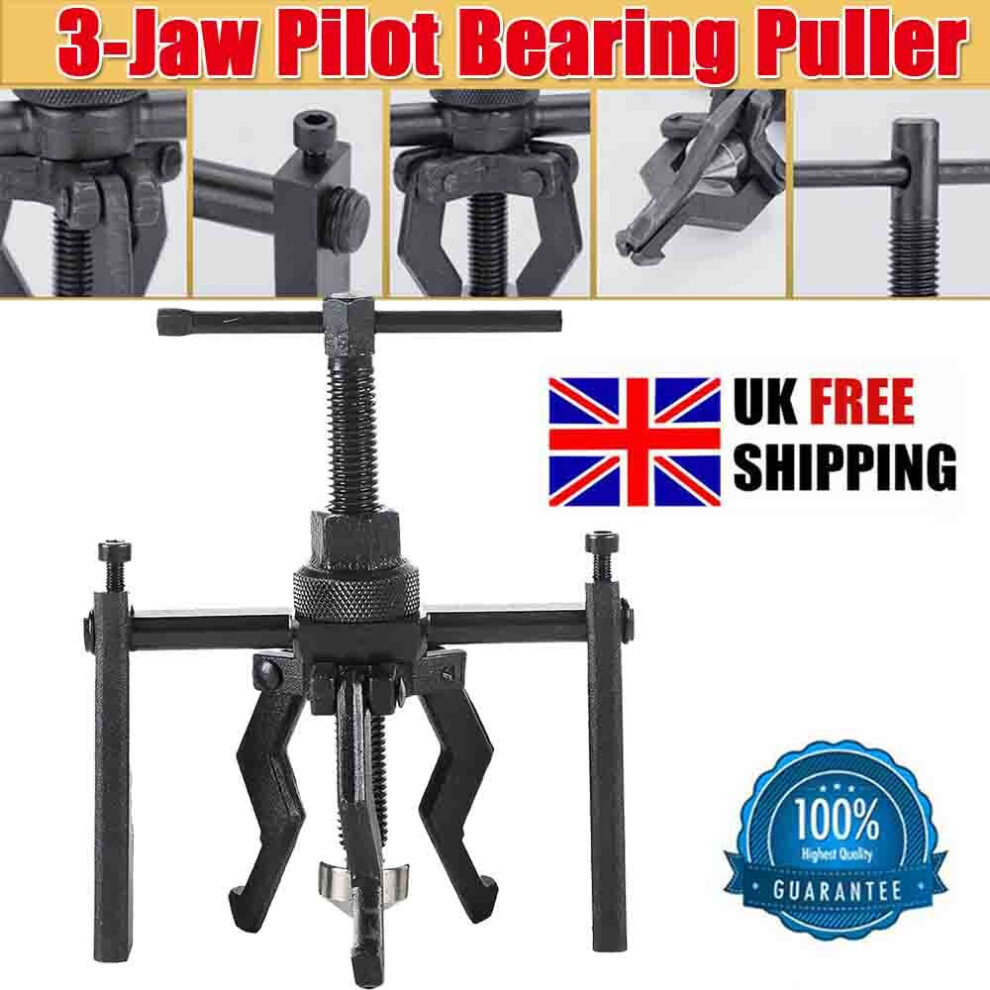 3 Jaw Pilot Puller Bearing Bushing Gear Extractor Automotive Remover