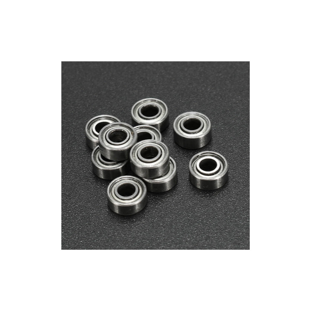 10Pcs 3X7x3mm Ball Bearings Deep Groove Double Shielded Miniature Ball Bearing 3654659377937