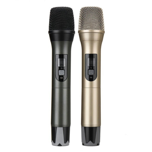 (Black) USB FM Karaoke Handheld Microphone KTV Professional Player PC Mic Speaker 1