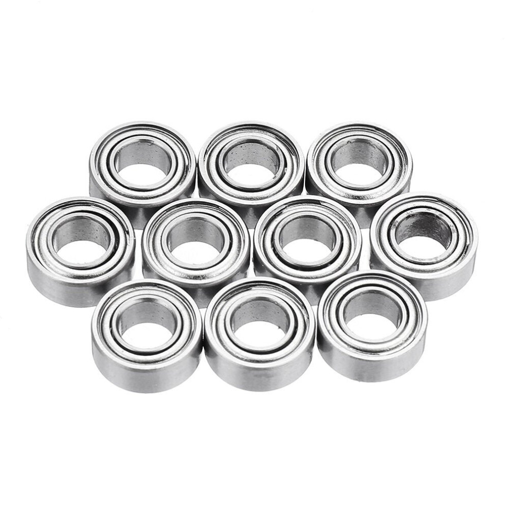 10Pcs 5x10x4mm Metal Sealed Shielded Deep Ball Bearing