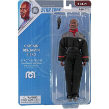 Mego Star Trek Deep Space Nine kapten Sisko 8-tums actionfigur