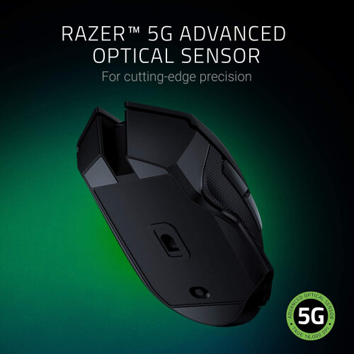 Razer Basilisk X Hyperspeed - Wireless Gaming Mouse (Hyperspeed Technology, Advanced 5G Optical Sensor and 6 Configurable Buttons) Black 1