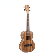 (26 Inch) 21/23/26 Inch 15 Fret 4 Strings Zebrawood Ukelele Musical Stringed Instrument