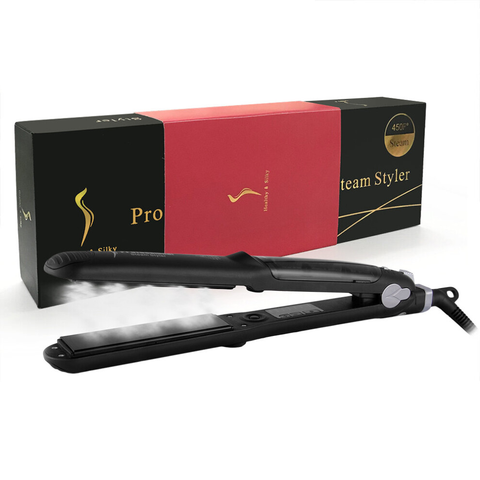 Steam Hair Straightener Professional Ceramic Hair Flat Iron