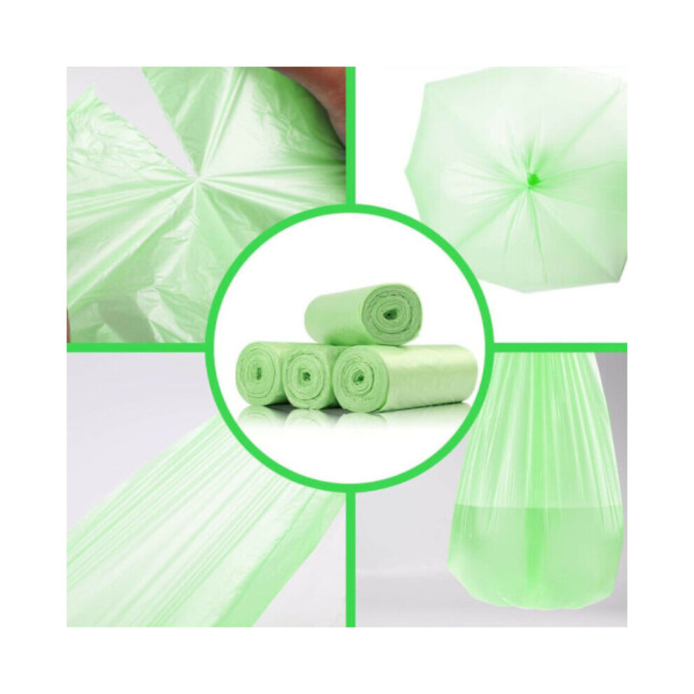 100pcs Biodegradable Trash Bags Food Garbage Caddy Bin Tough Liners