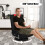 Costway Adjustable 6-Position Folding Floor Chair w/ 360° Swivel Base 4