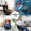 Costway Adjustable 6-Position Folding Floor Chair w/ 360° Swivel Base 7