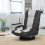 Costway Adjustable 6-Position Folding Floor Chair w/ 360° Swivel Base 8