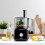 Emperial Food Processor and Blender with Attachments - 750W Black 5