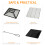 Square 3in1 Durable Elegant Fire Pit Camping Barbecue Outdoor, Best 7