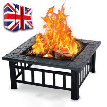 32" 3 in 1 BBQ Fire Pit Outdoor Garden Patio Heater, Best