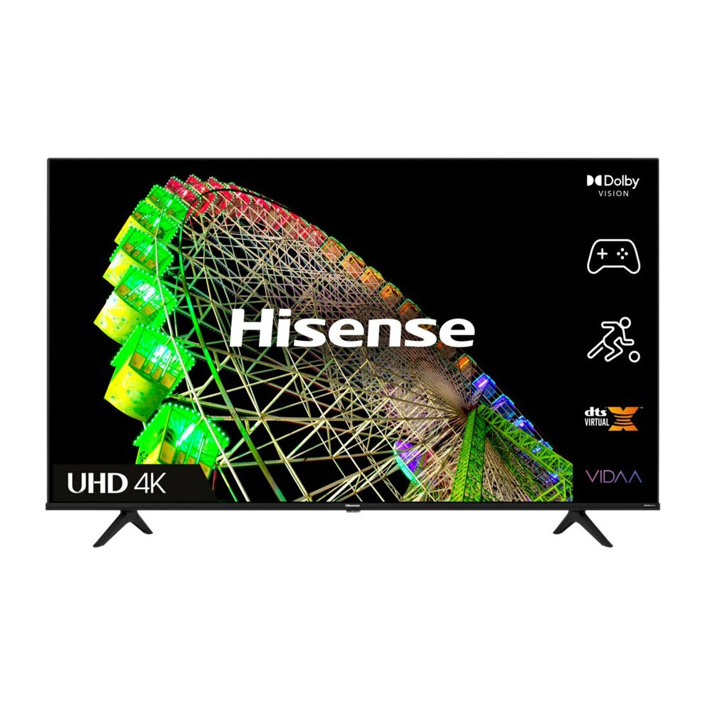 Hisense A6B 43" 4K UHD Smart TV - Black - 43A6BGTUK